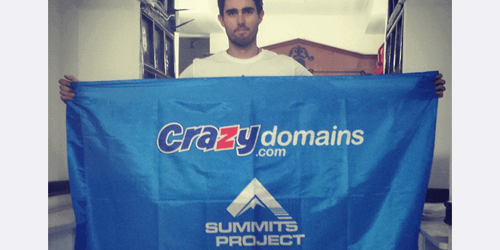 crazy domains and summits project blue flag